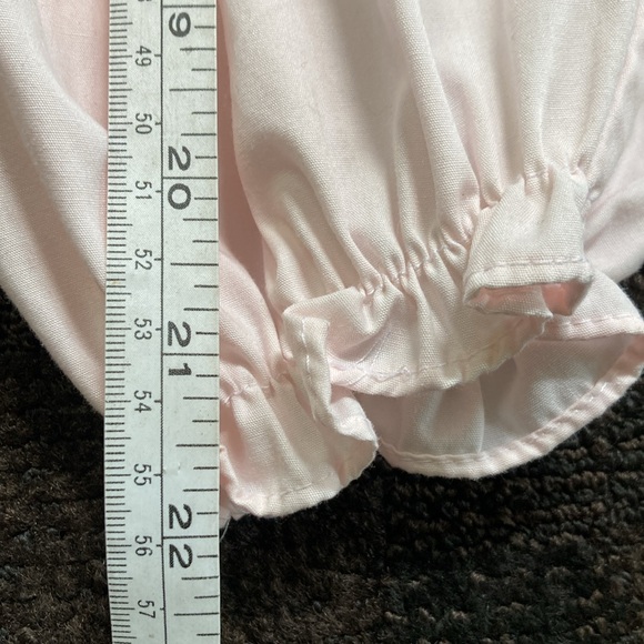 Vintage Baby Girl One-Piece Light Pink Jumpsuit Jumper w/Booties 6-9 mo 90's Y2K - Picture 13 of 14